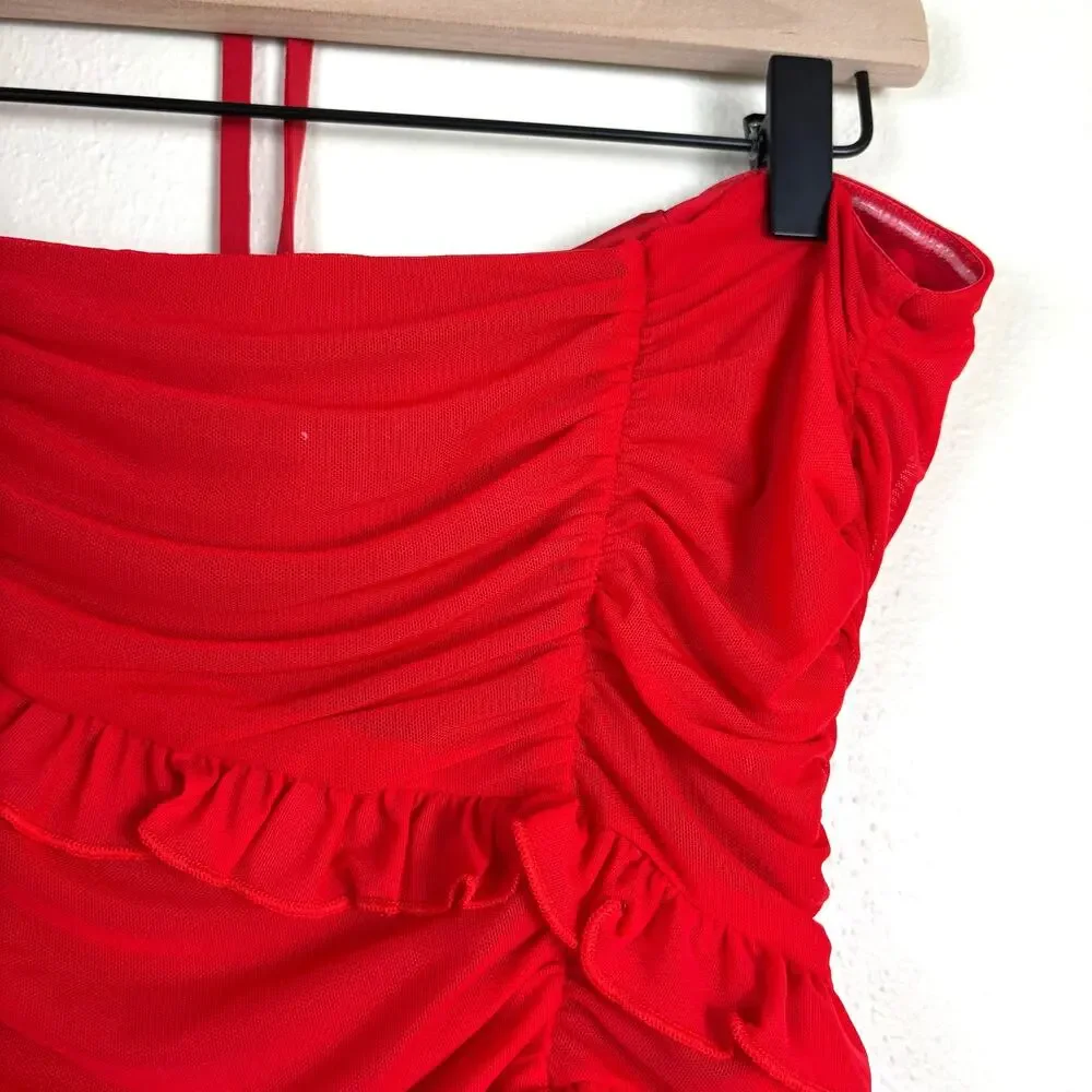 Majorelle Kaylee Mini Dress Size Medium in Red
